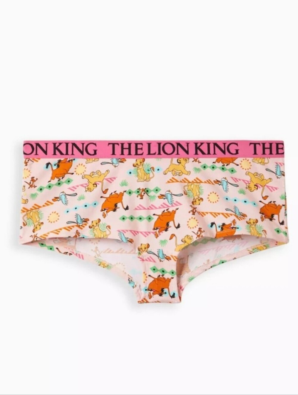 NWT Torrid Lion King Simba & Friends Womens Boyshort Underwear Size 2 (18-20)